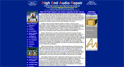 Desktop Screenshot of highendaudiorepair.com